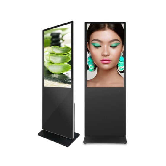 55 Inch Self-service Flooring Standing Touch Kiosk